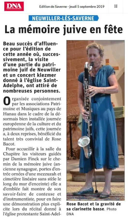 Concert à Neuwiller en Alsace